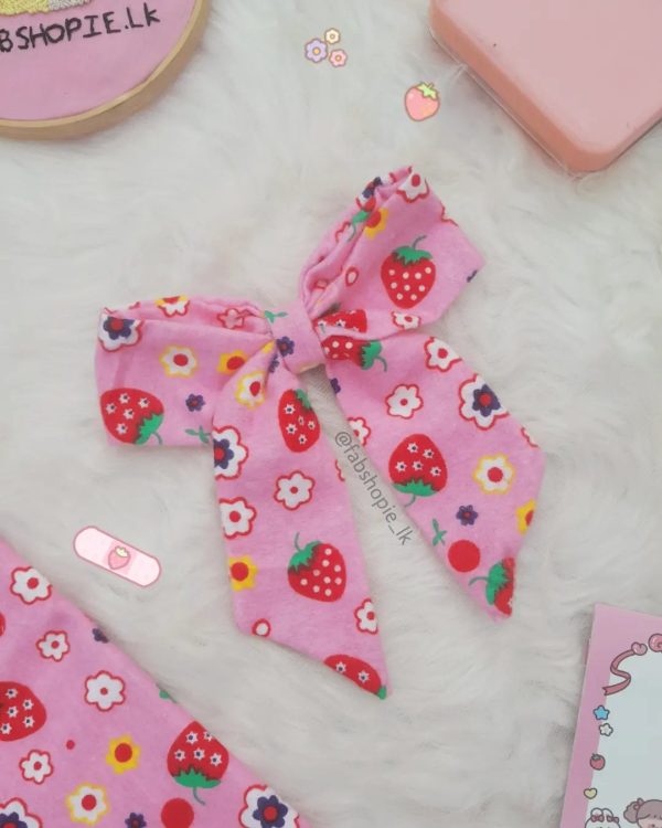 🍓strawberry Hair bow clip